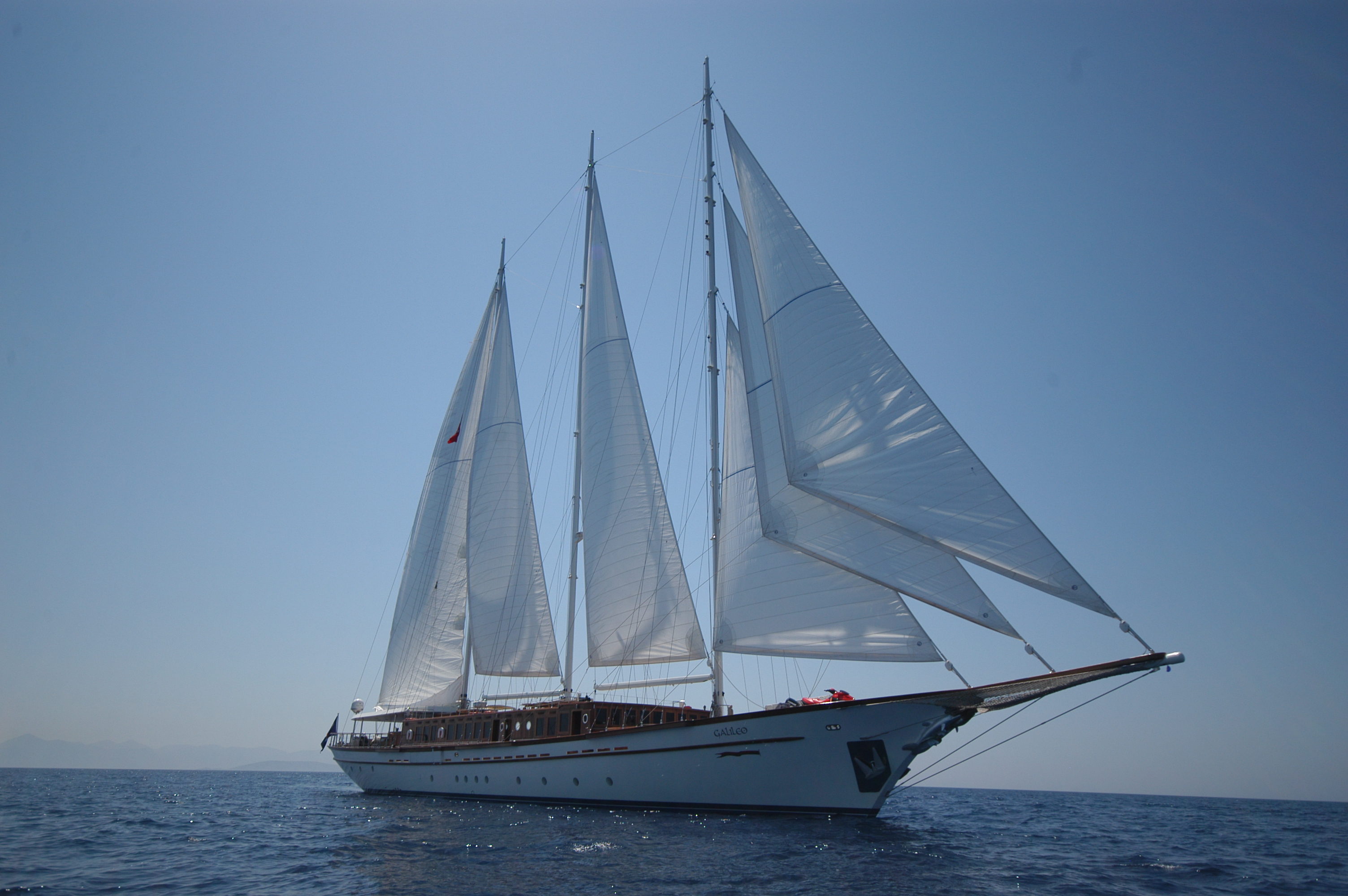 Galileo while sailing in Turkey.