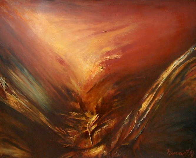 One of Nuvart's paintings, Oil on canvas, 100 x 80 cm One of Nuvart's paintings, Oil on canvas, 100 x 80 cm