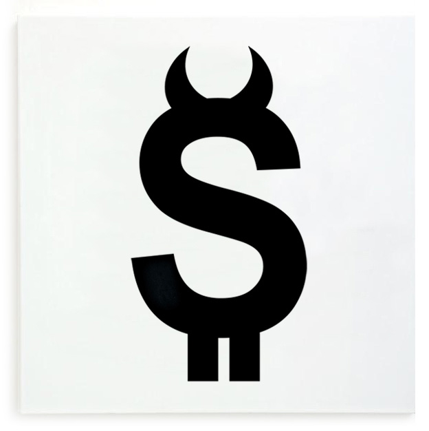 Money. 2006. Acrylic on canvas. 64" x 64" x 2" Money. 2006. Acrylic on canvas. 64" x 64" x 2"