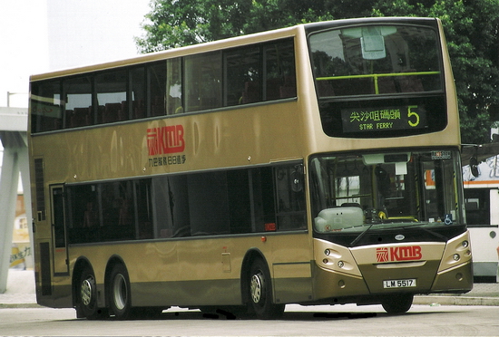A 12 m TransBus Enviro 500 on route 5.