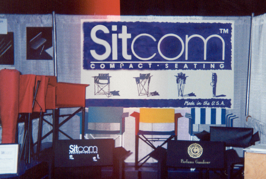 Sitcom's award winning chair at the 1991 Chicago Housewares Show|right