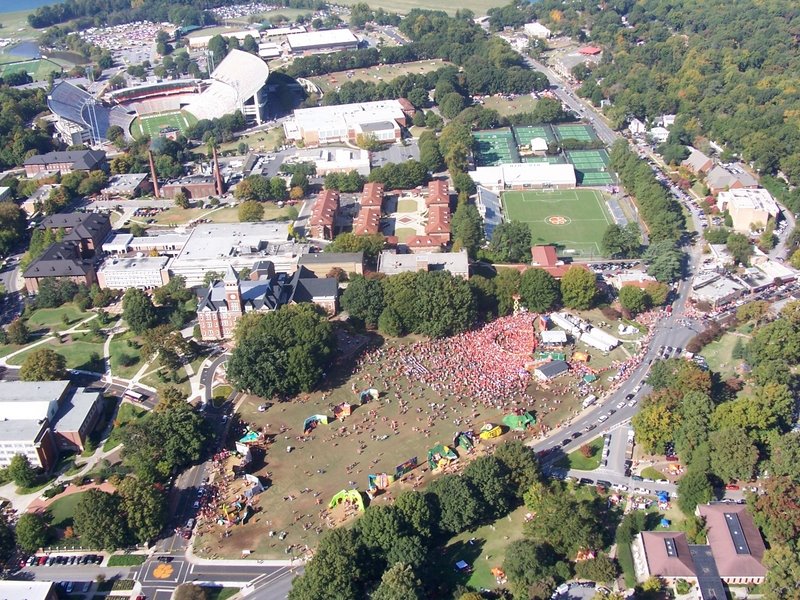 College GameDay in Clemson, SC on October 21, 2006. College GameDay in Clemson, SC on October 21, 2006.