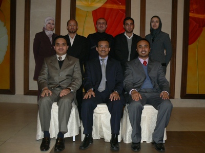 Staff of MSD Jordan (2009), Back row : Nawal, Ibrahim, Zeyad, Mahmud & Yasmeen. Front row : Arman, Hj. Sulaiman & Azmir