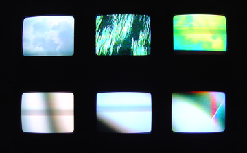 Six Monitor Video Installation