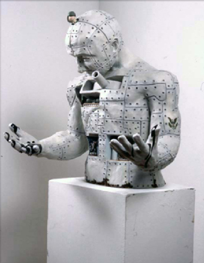 American Golem, Ceramic, 36" x 22"