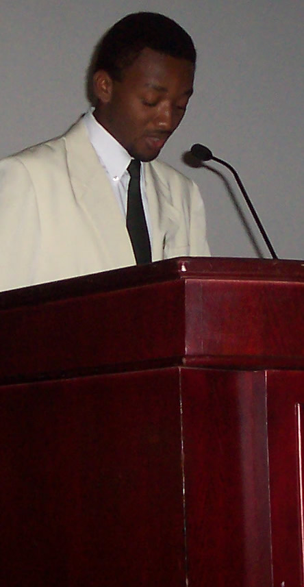 Mr.Anthony Claret Delivering Opening Speech