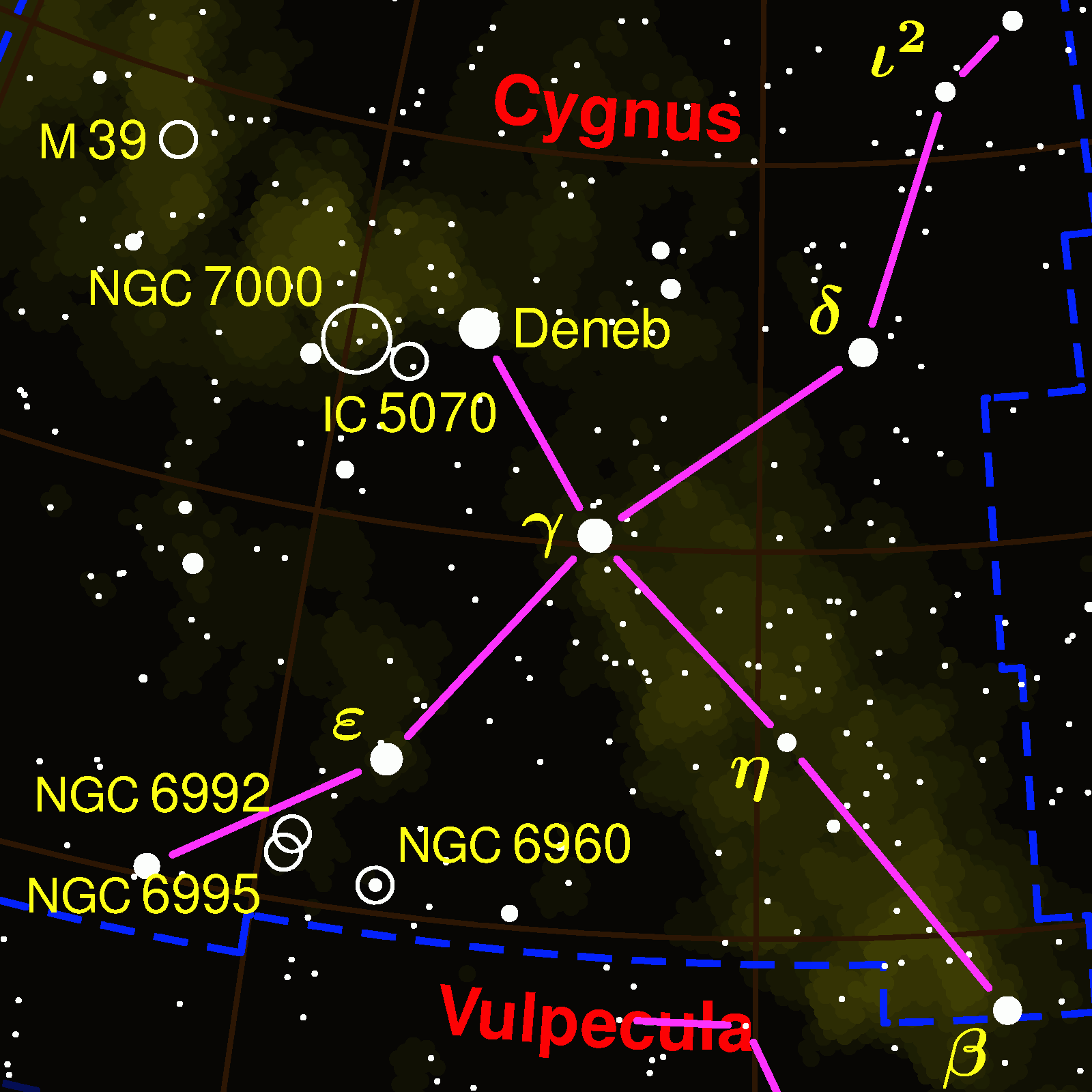 Deneb, in the Cygnus constellation