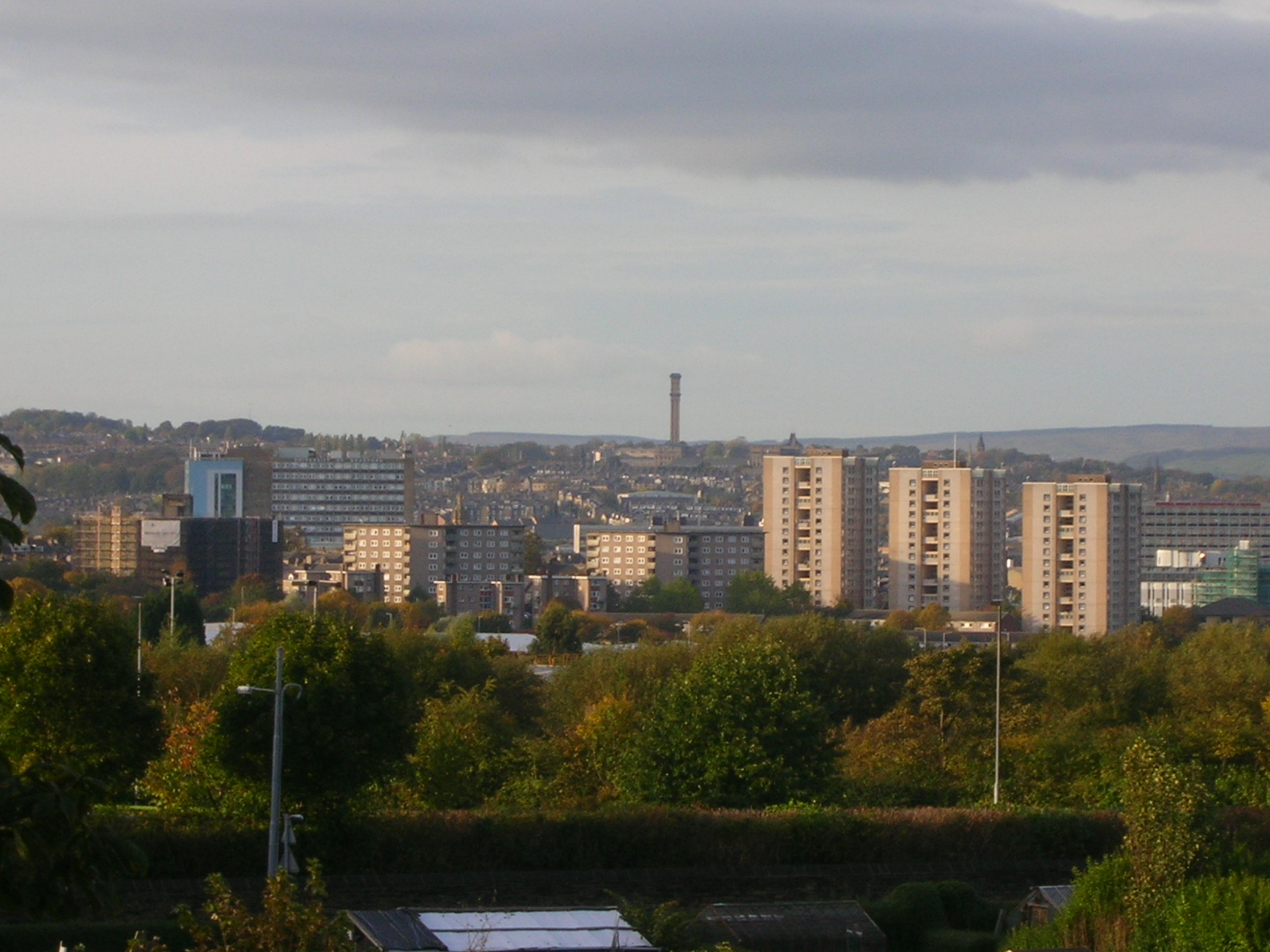 1960's apartment buildings in Bradford