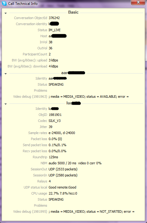 Skype 4.2 external "Call Technical Info" Window Example