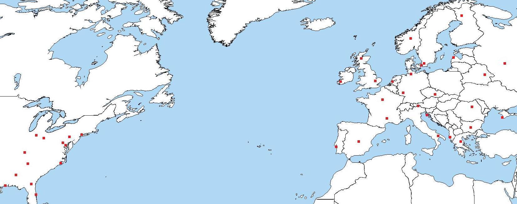 316px|thumb|Map with all battlefields and their approximate location in Tom Clancy's EndWar