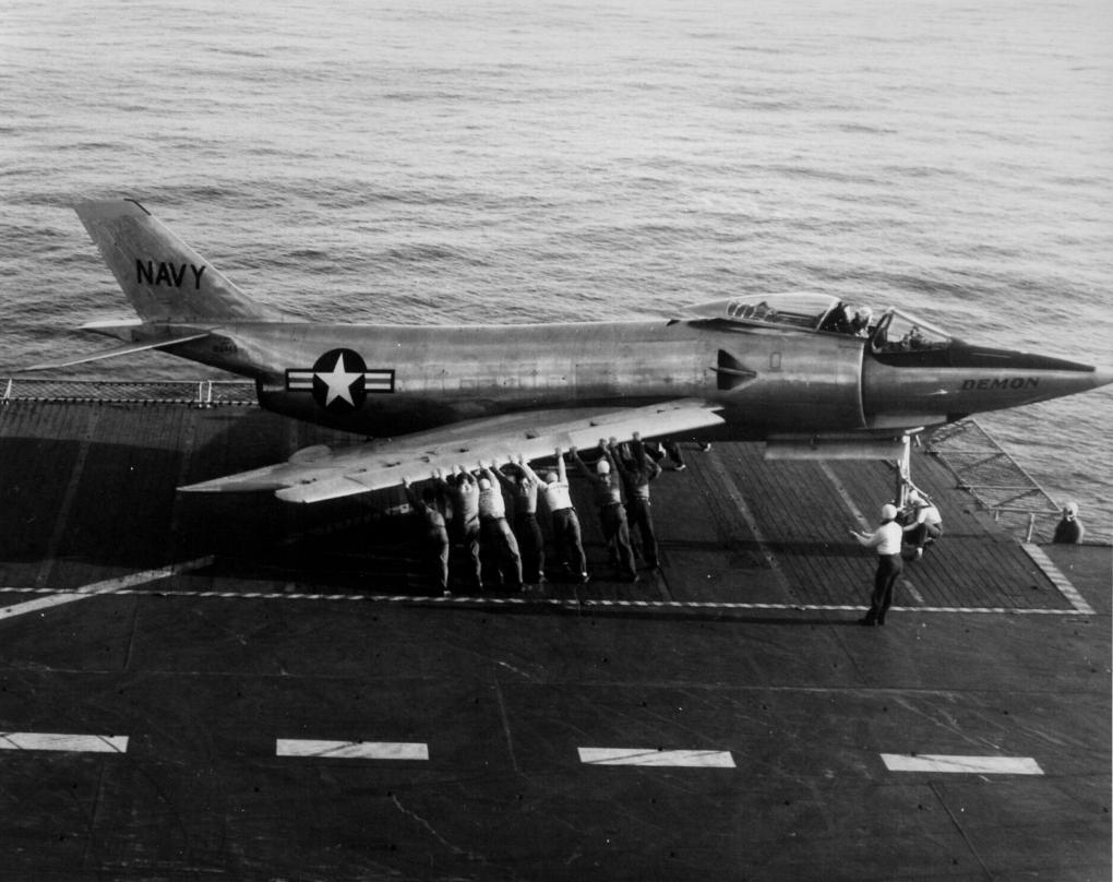 F3H-1 production was started before the prototype had proven the engines were suitable.