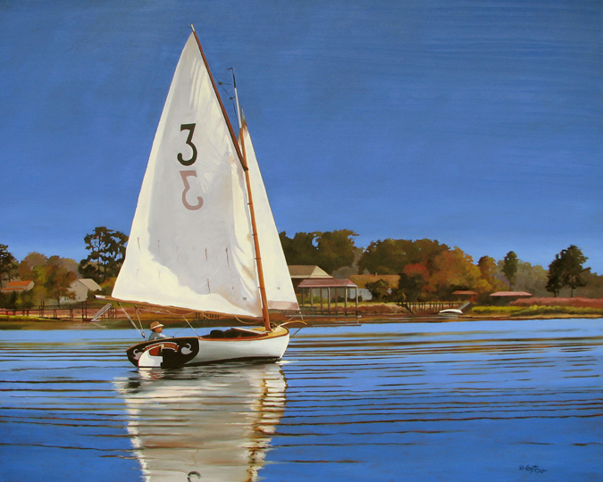 (2008). William Armstrong Art Gallery and Studio, Savannah, Georgia. 2008 White Swan, 48x60 Oil.