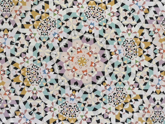 Detail of Cr185 KALEIDOSCOPE. 2007-8. 108 X 108 in