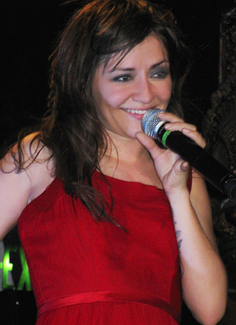 Lacey Mosley and Flyleaf in San Francisco, CA on the Memento Mori Tour on November 1, 2009.