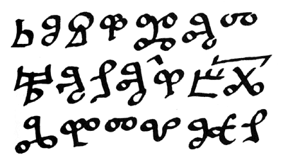 Glagolitic script