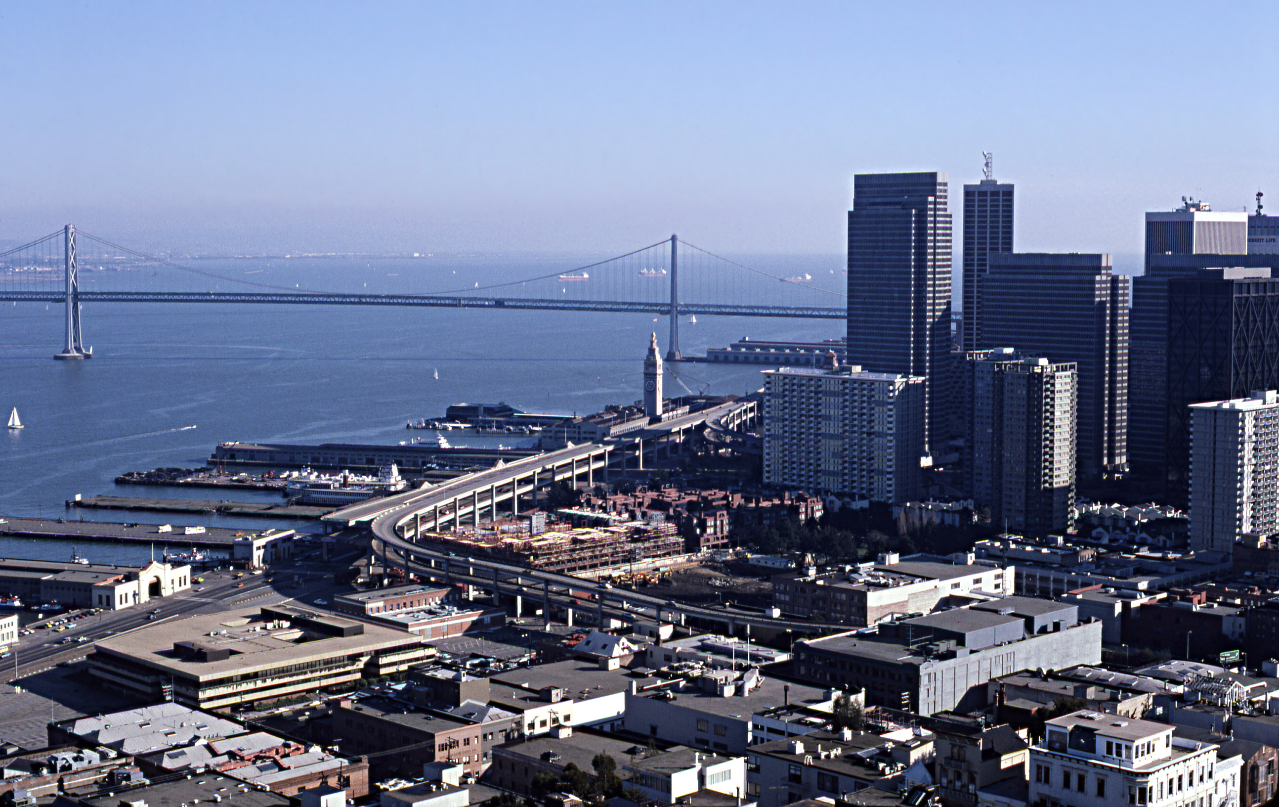 Much footage shot by cinematographer Bruce Sartees of the San Francisco panorama was included in the film