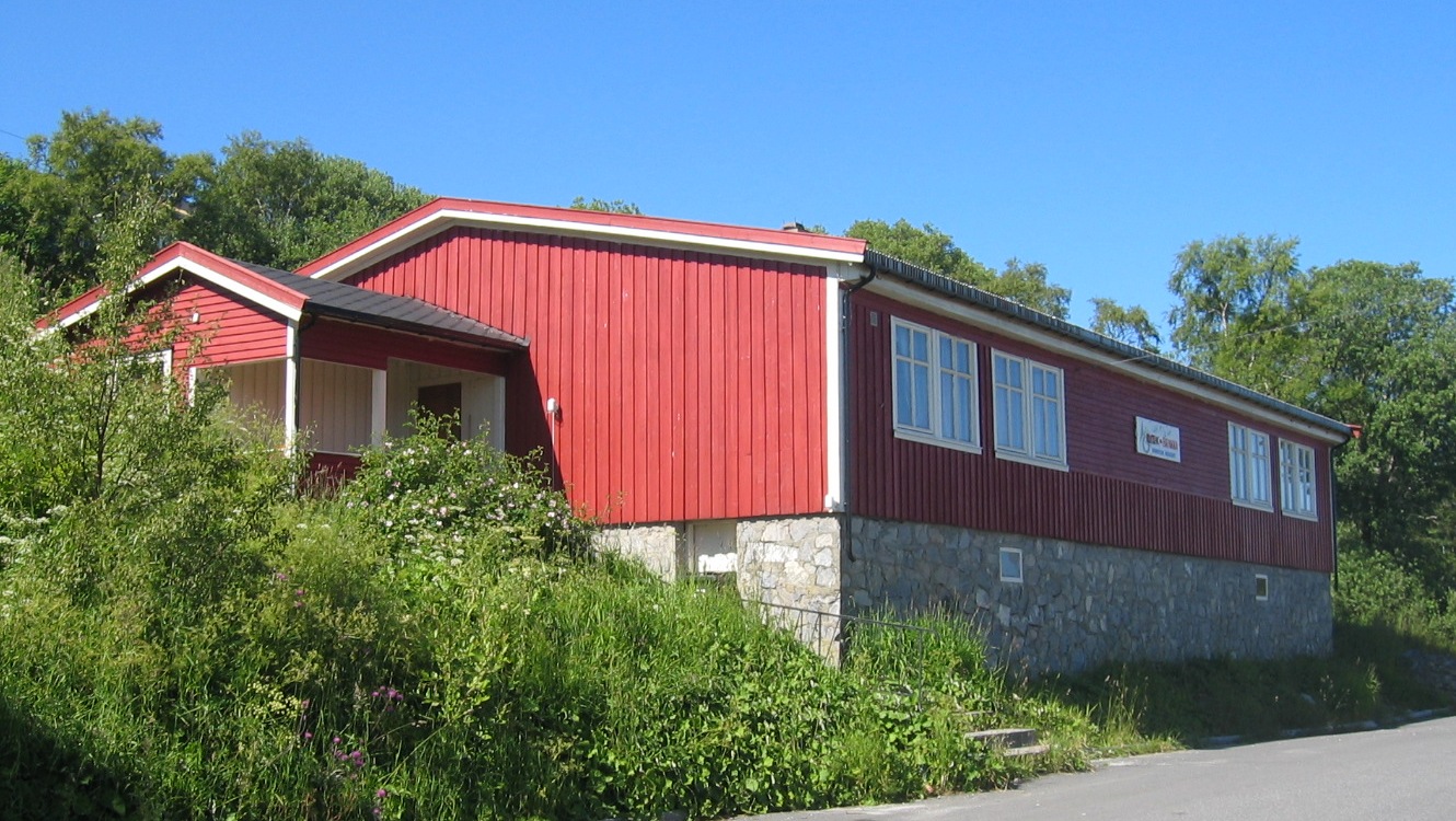 Brønnøysund Musikkorps does its exercises in the "BMK-barack".