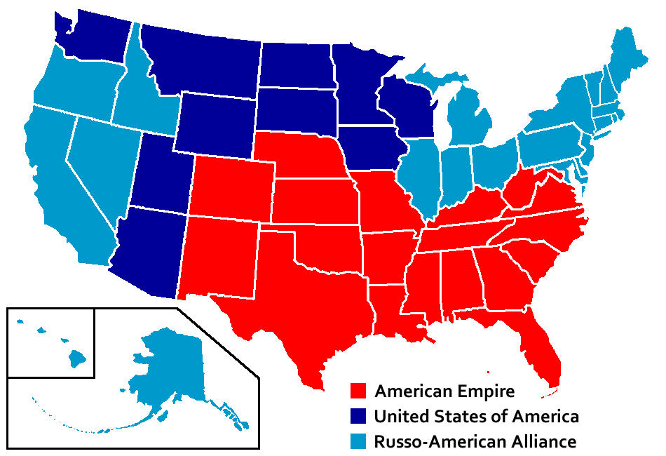 Post-partition United States, as seen in Ghost in the Shell: S.A.C. 2nd GIG and Appleseed.