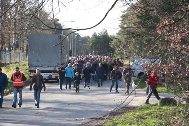 A demonstration held by the Vereniging STOP awacs