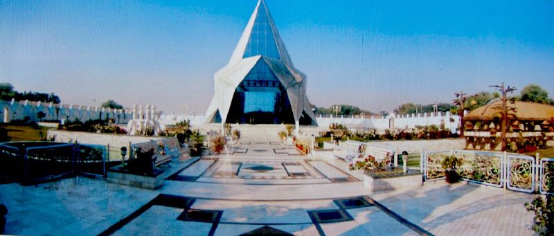Picture of Star Monument at Radha Swami Satsang Dinod