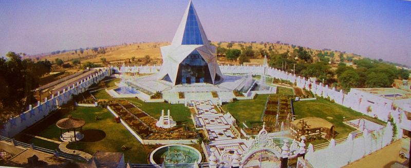 Picture of Star Monument at Radha Swami Satsang Dinod