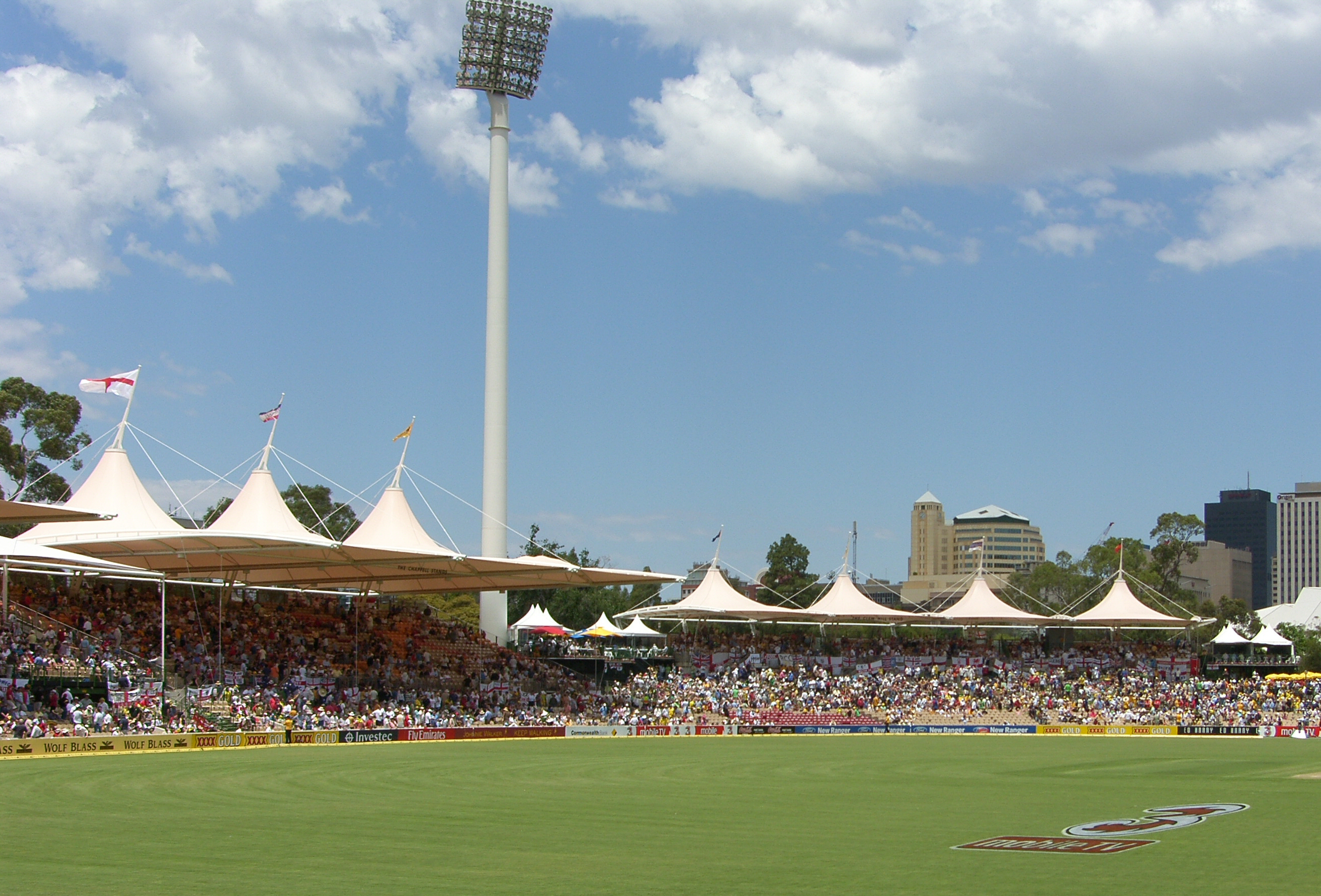 The Adelaide Oval during the 2006/07 Ashes series.
