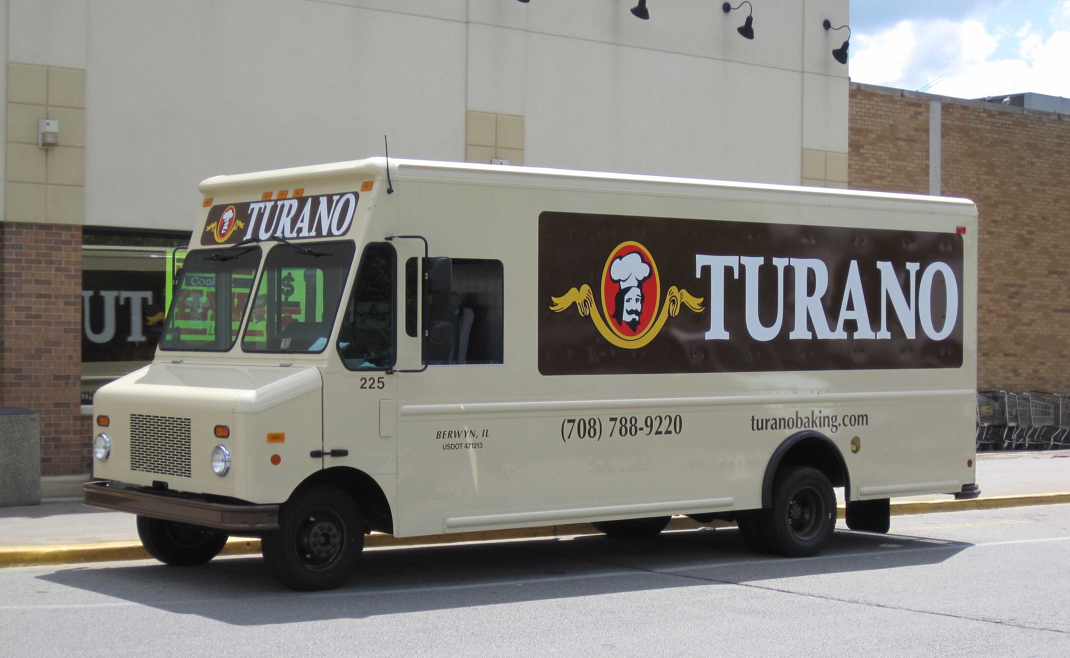 Turano delivery truck - a familiar sight in the Chicago area