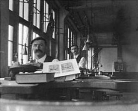 Fritz Baumgartner 1906, Star's key hand engraver Fritz Baumgartner 1906, Star's key hand engraver