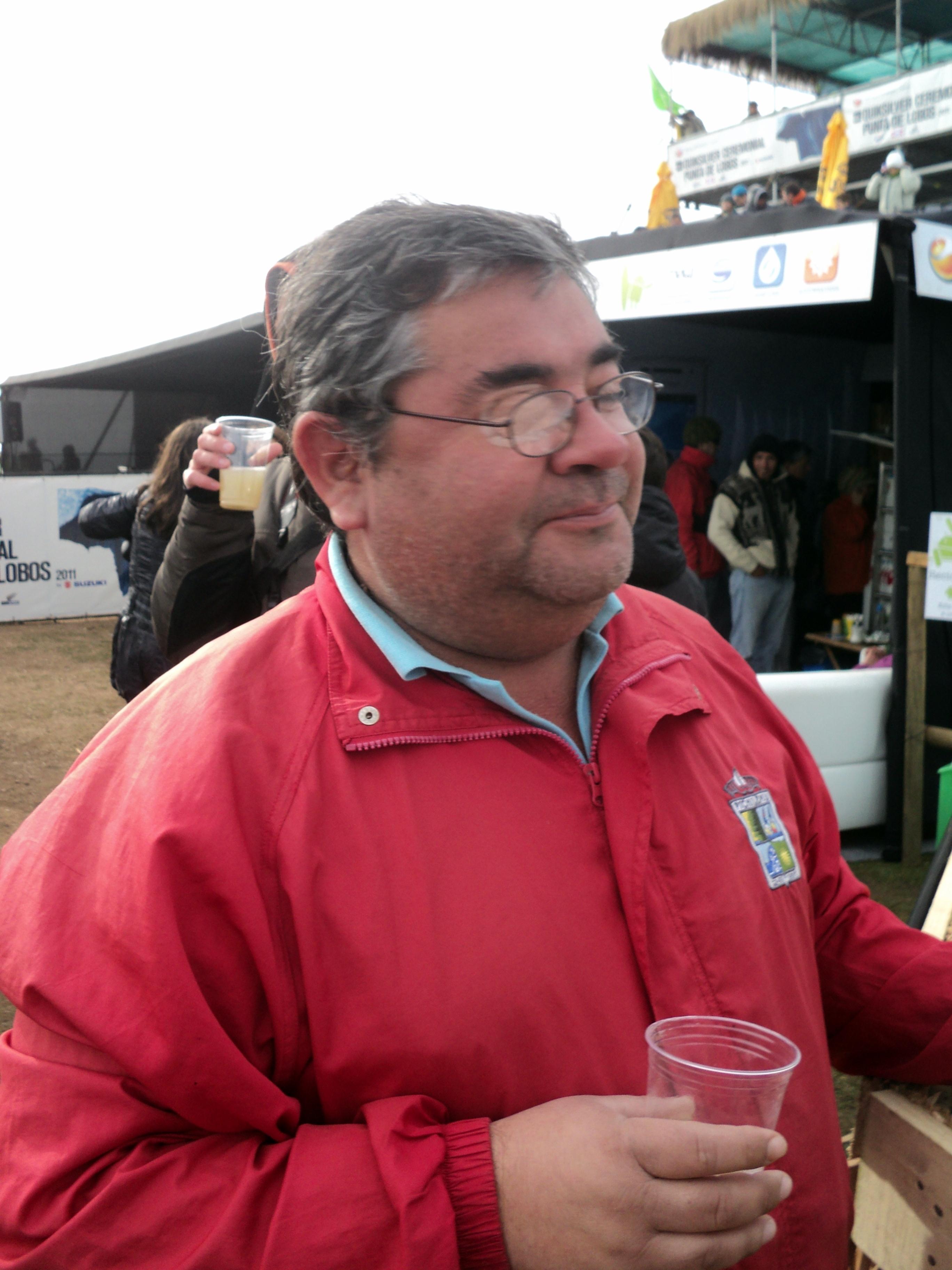 González as a municipal worker at Quiksilver Ceremonial Punta de Lobos, on May 28, 2011.