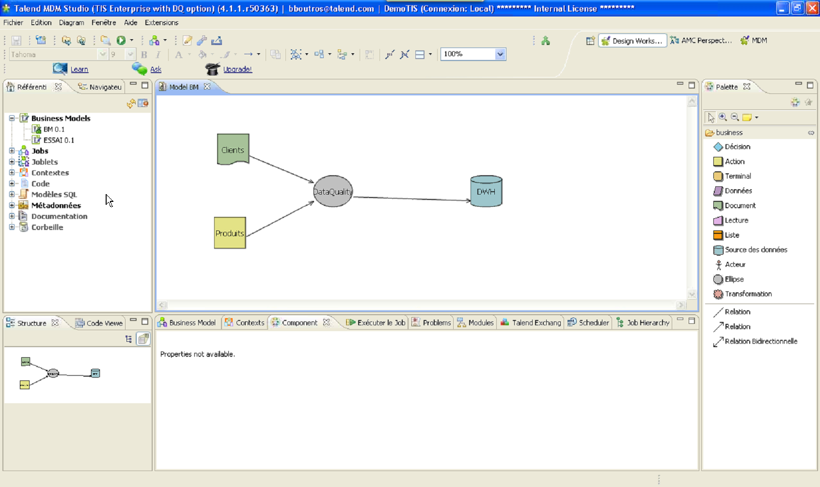 Talend MDM studio