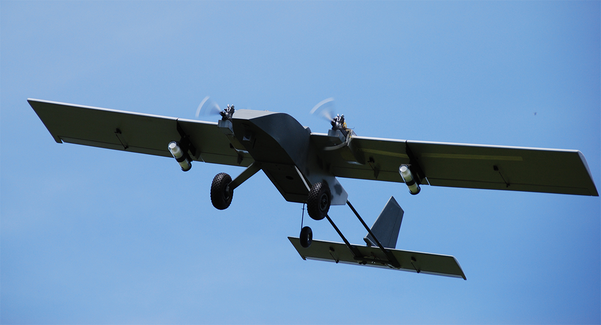 InView UAV flyover during a test flight in the U.K.