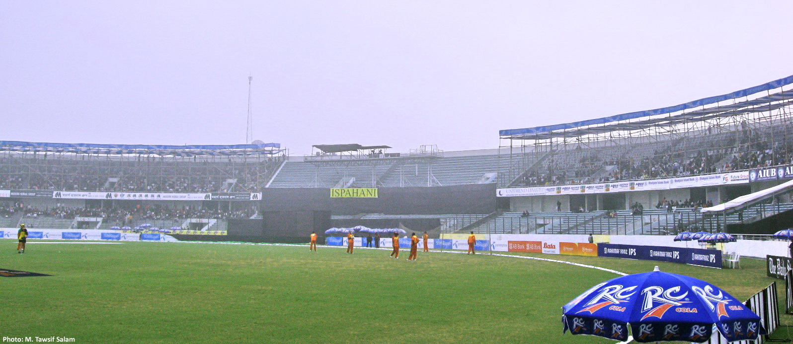 The Sher-e-Bangla Cricket Stadium.