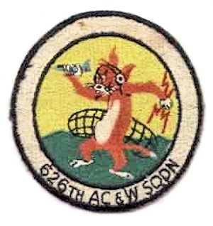 Emblem of the 626th Aircraft Control and Warning Squadron