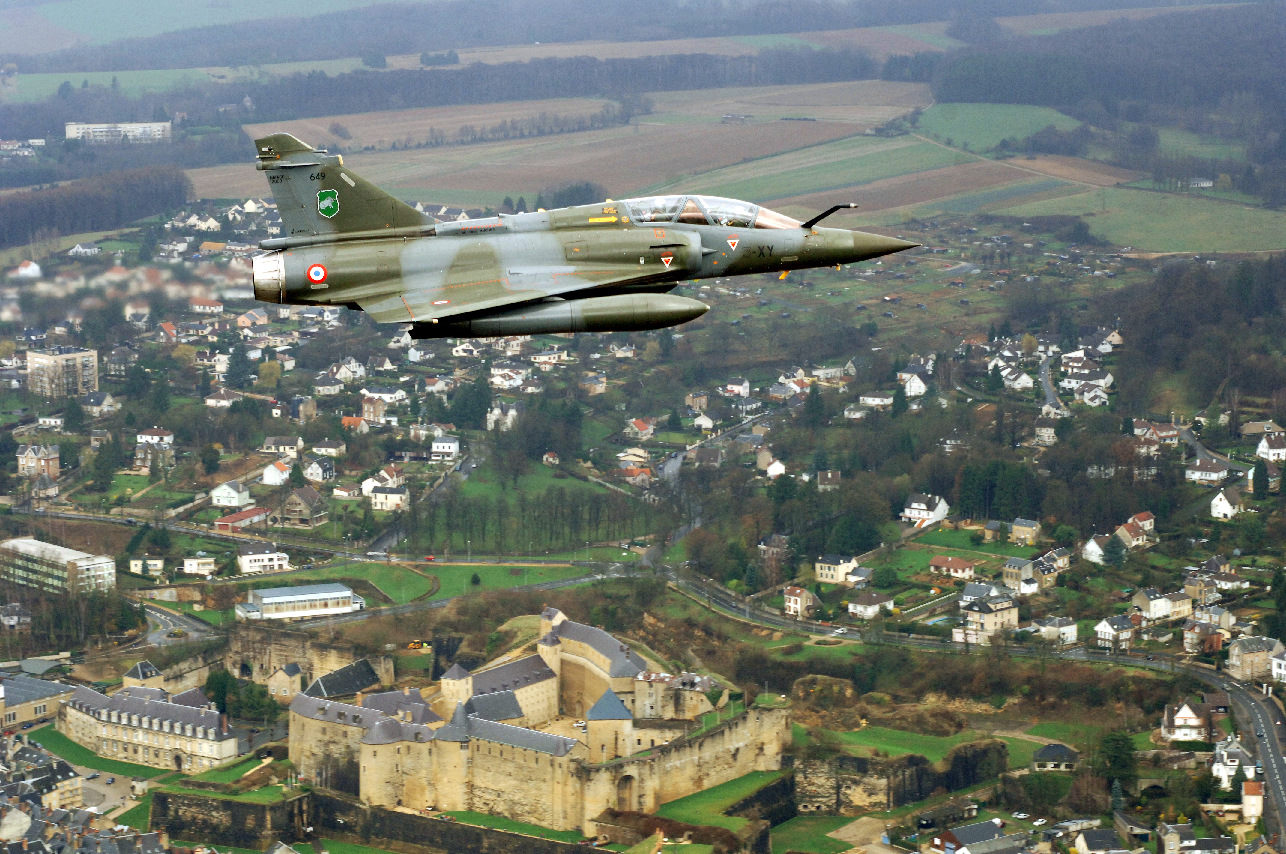 3/3 squadron Mirage 2000D over Sedan