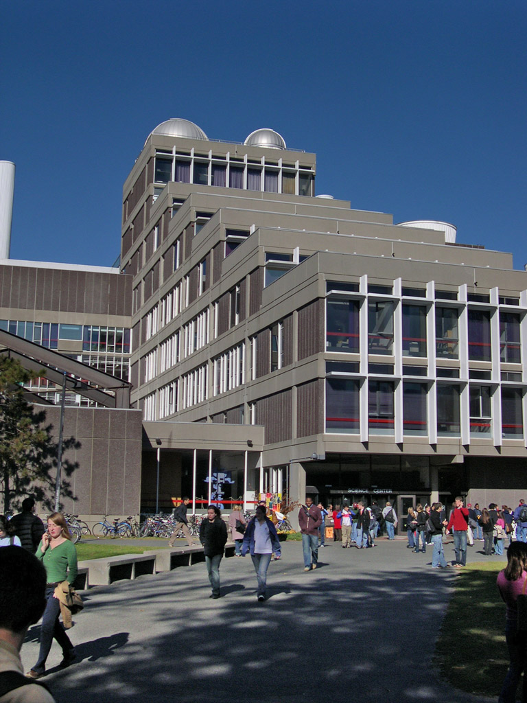 The Harvard Science Center where the final round of the Harvard Debating Championships is held each year