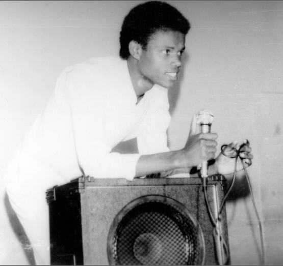 Artist Yehunie Belay at the Gishabye Studio.