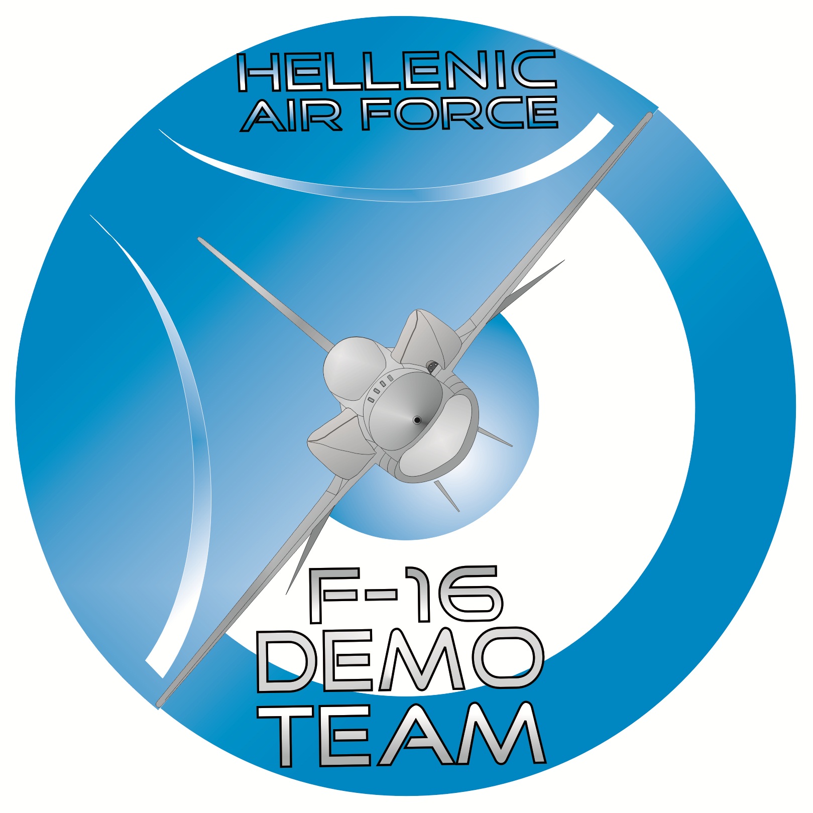 HAF F-16 Demo Team Patch
