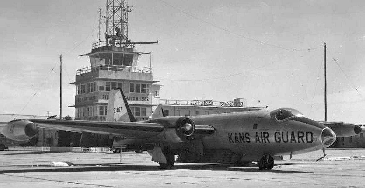 117th TRS Martin RB-57A-MA 52-1467, after its arrival from the 66th TRW, Sembach AB, West Germany in September 1958