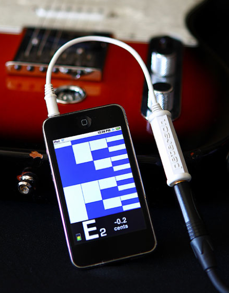 Virtual Strobe application being used on iPhone