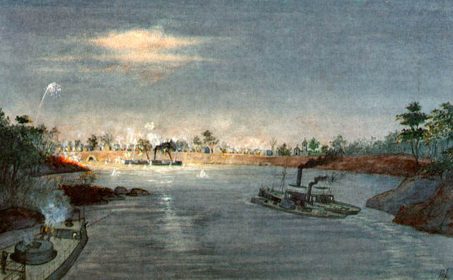 1866 Naval battle at Humaita
