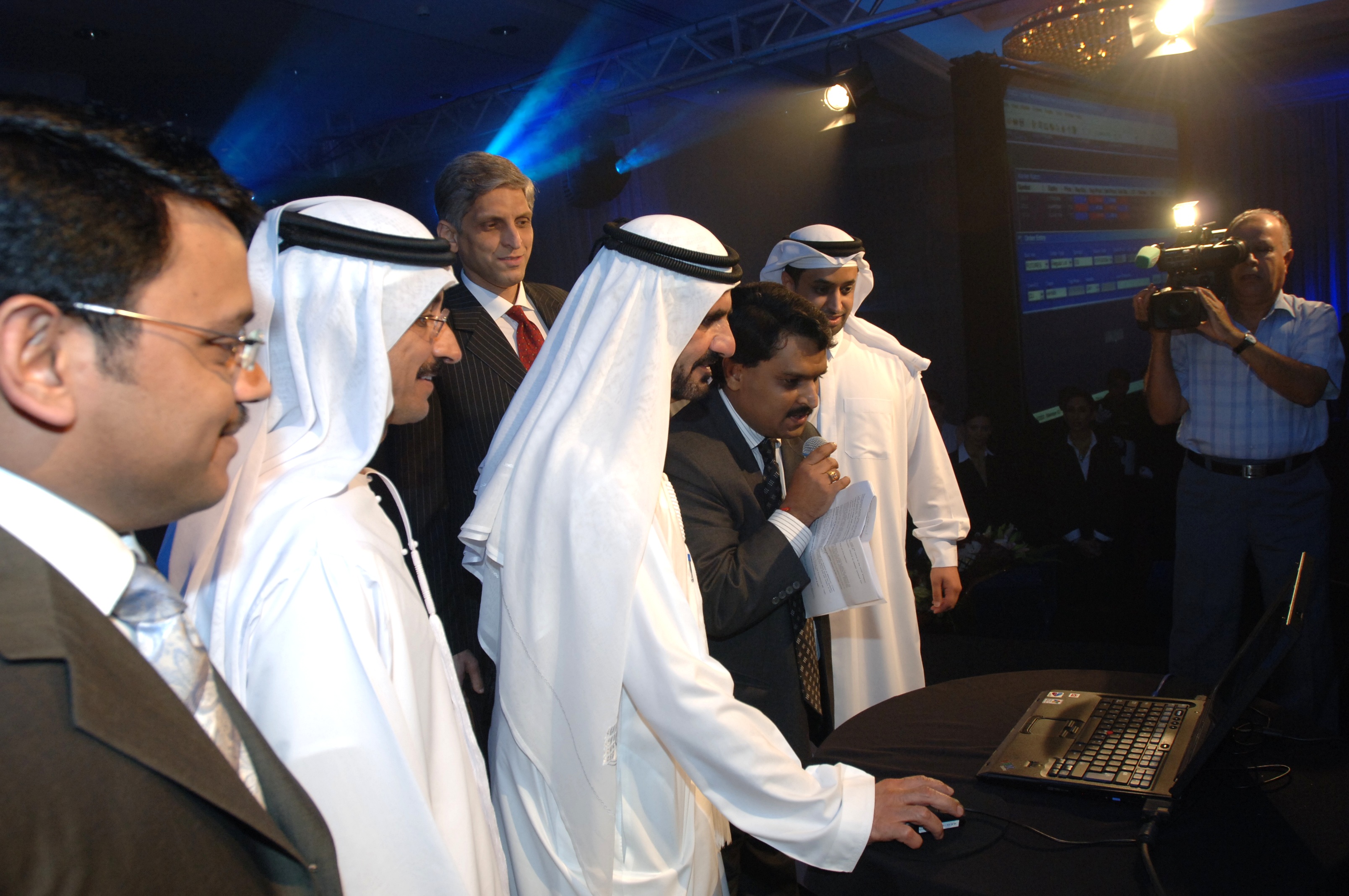  Ahmed Sultan Bin Sulayem during DGCX Launch with H. H Sheikh Mohammed bin Rashid Al Maktoum