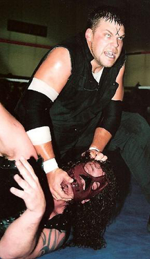 |left|Ivanov, as "Michael Sain" vs. "The Monster" Abyss, 2007.