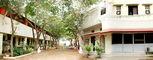 Campus as seen just after entering