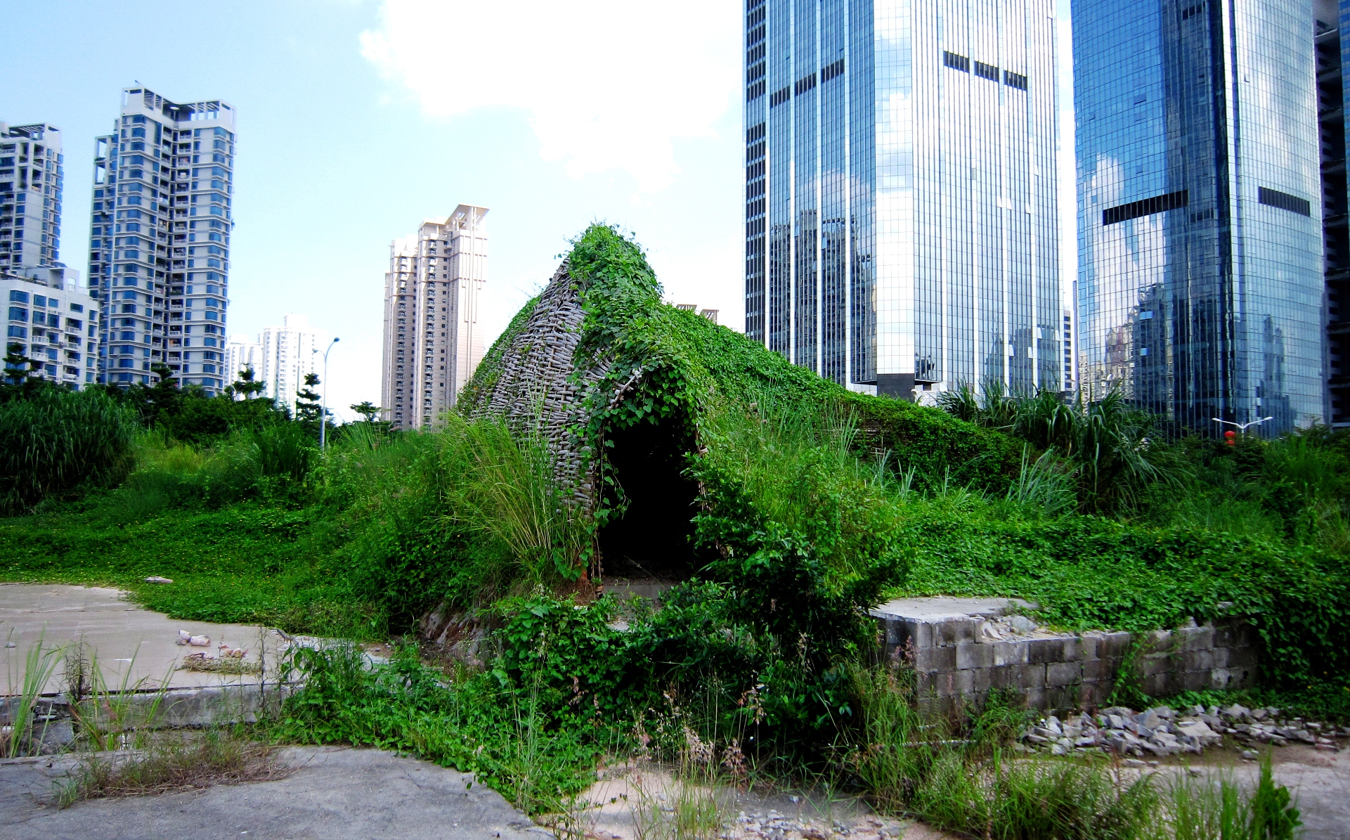 Bug Dome by WEAK! in Shenzhen, China. An unofficial social club for illegal workers next to the Shenzhen City Hall. Bug Dome by WEAK! in Shenzhen, China. An unofficial social club for illegal workers next to the Shenzhen City Hall.