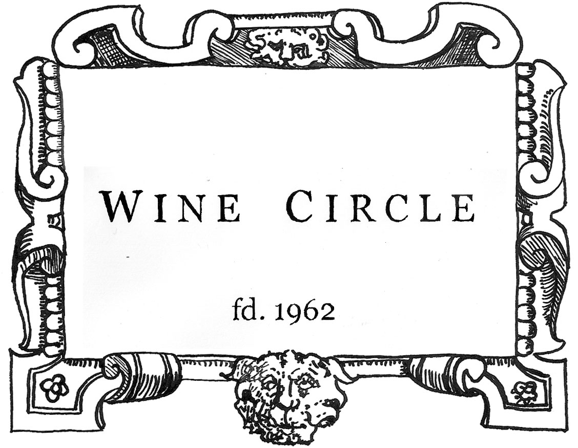 The logo of the Oxford Wine Circle
