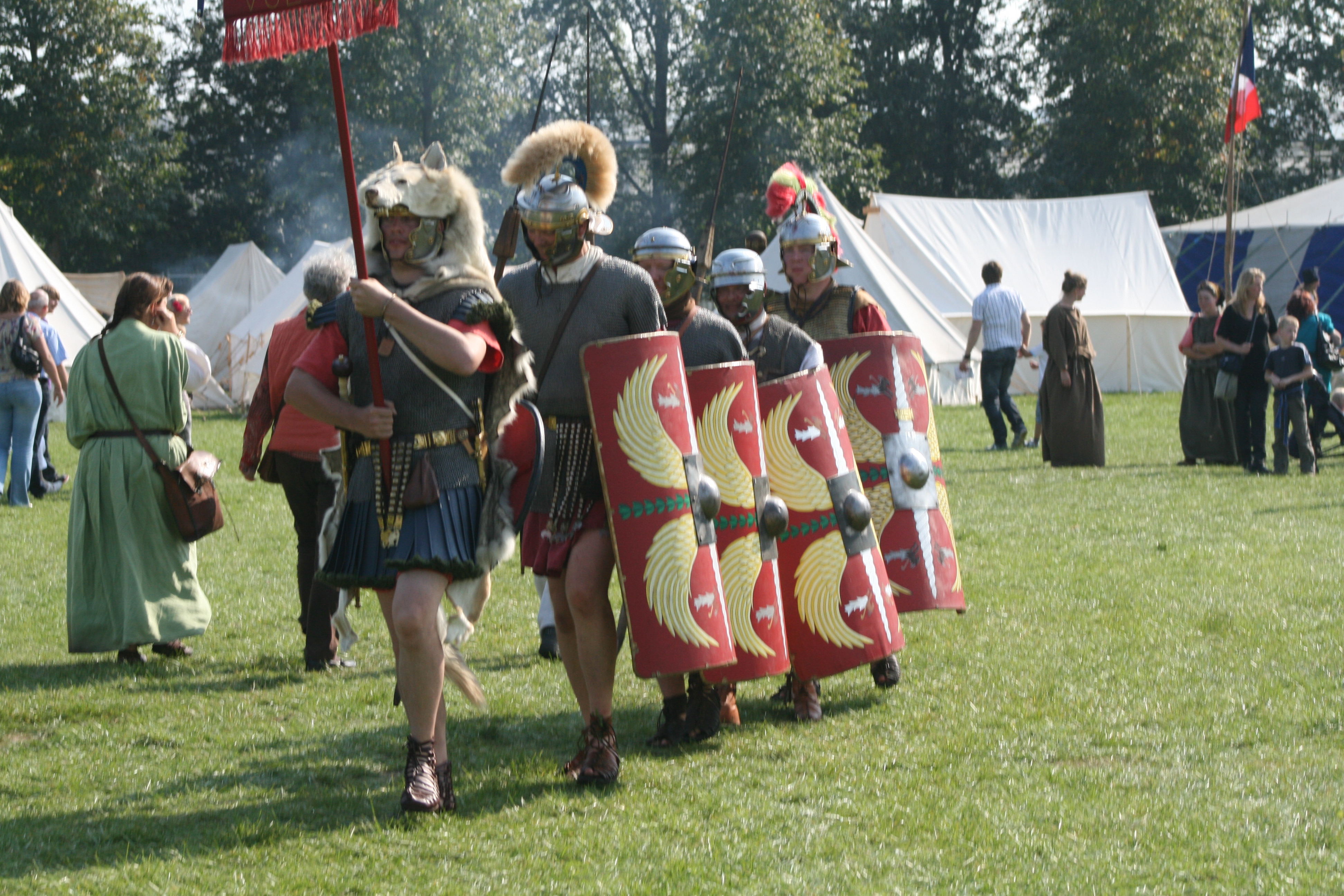 Roman soldiers of the Cohors XV.