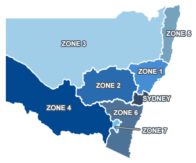 OTA Zone map