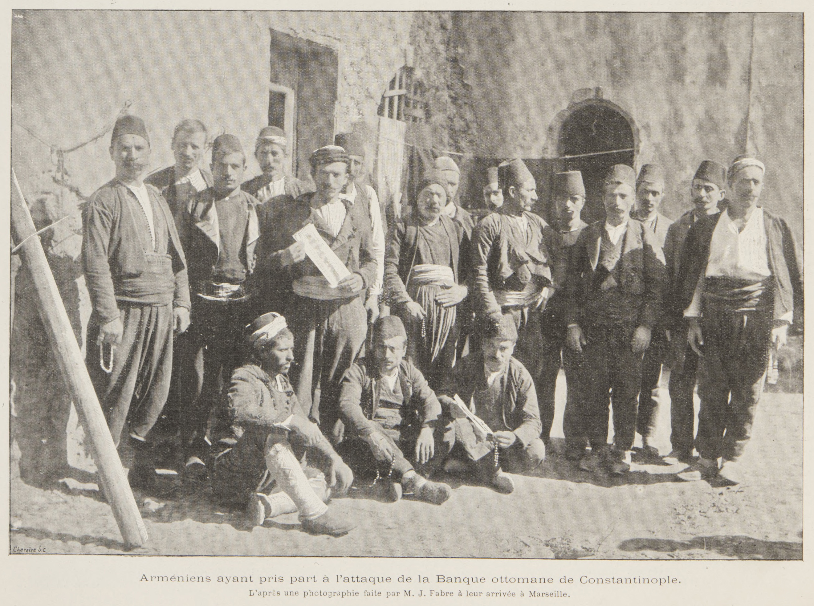 Dashnaks, who were participants of attack to Ottoman bank in Istanbull, on August 1896