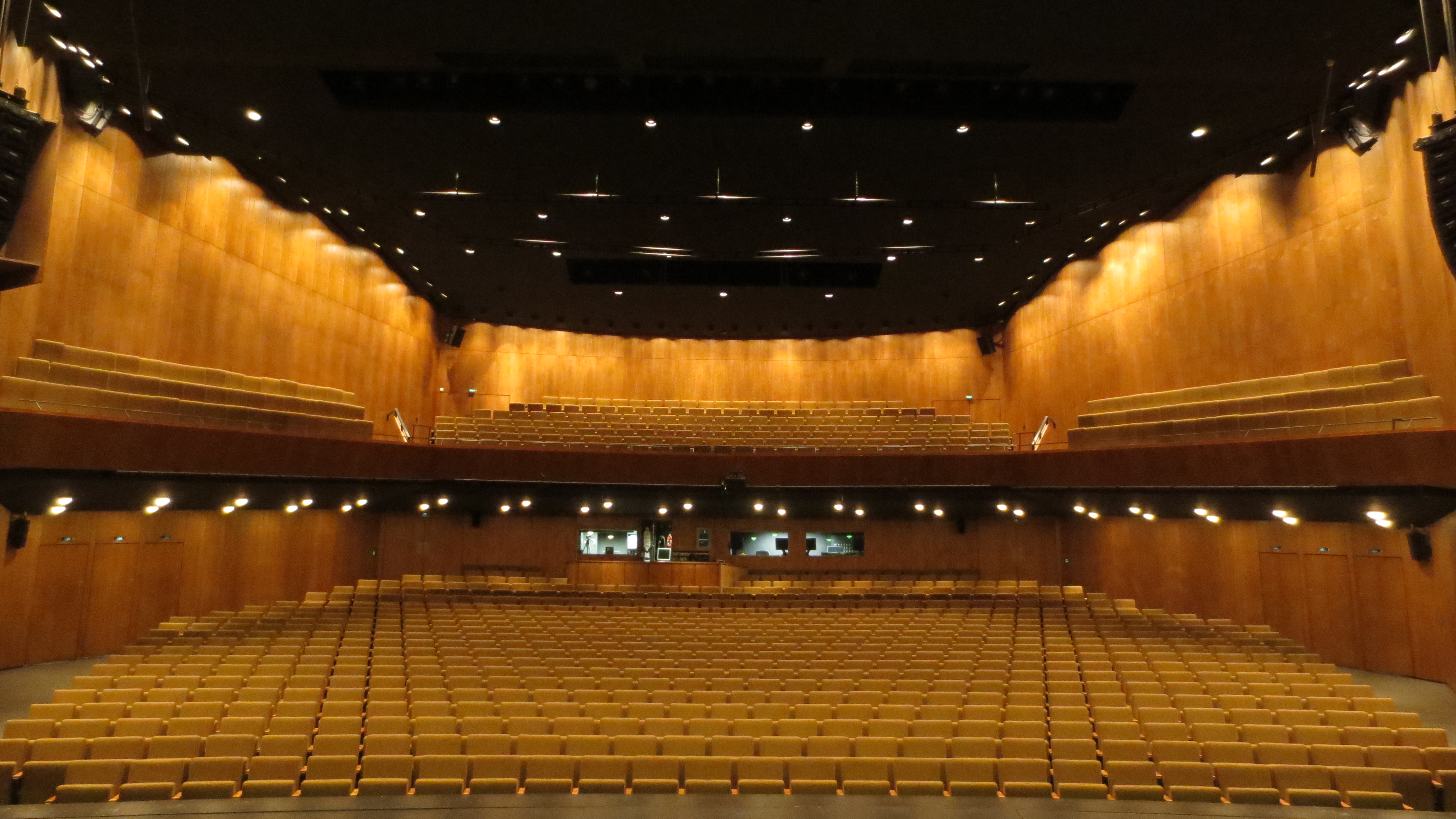 Main stage of the Berlin International Literature Festival at Haus der Berliner Festspiele (September 2013)