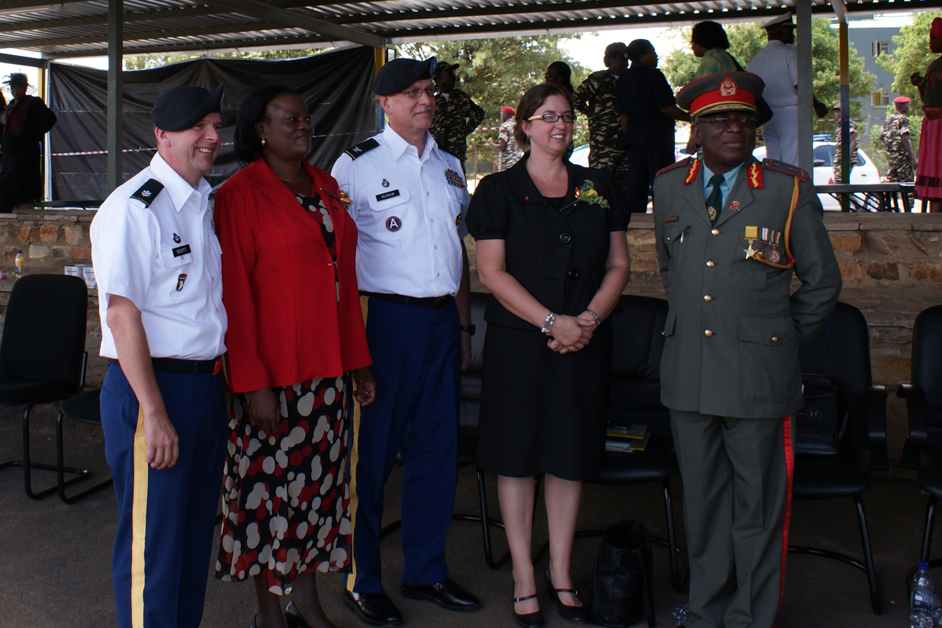 General Kambonde at the NDF Amy HQ in Grootfontein